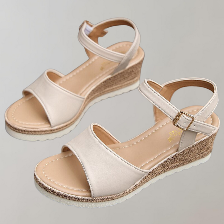 Roxanne | Women's Platform Wedge Ankle Strap Sandals