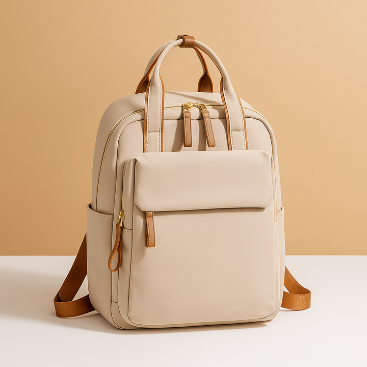 Water-repellent laptop backpack for women | Yara