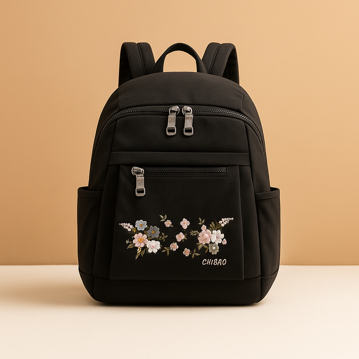 Floral embroidered travel backpack | Daisy