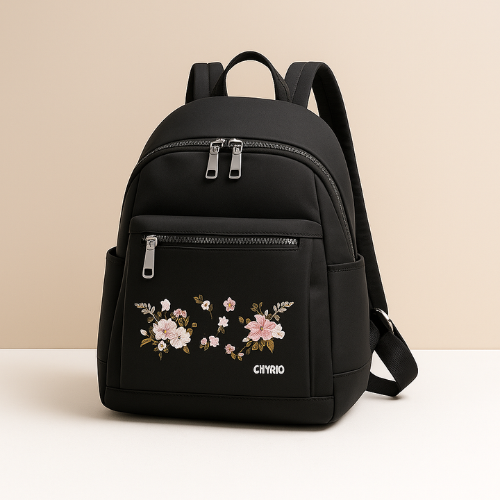 Floral embroidered travel backpack | Daisy