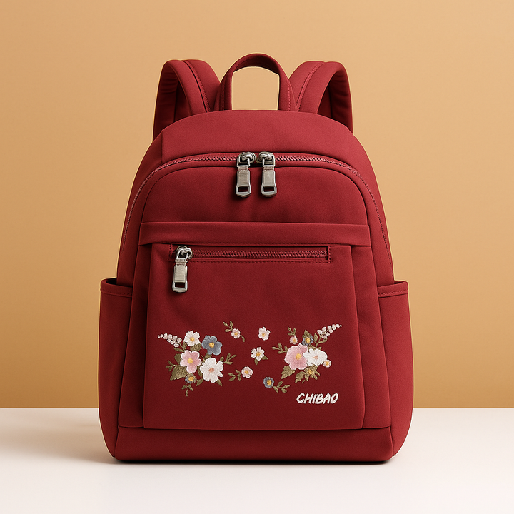 Floral embroidered travel backpack | Daisy