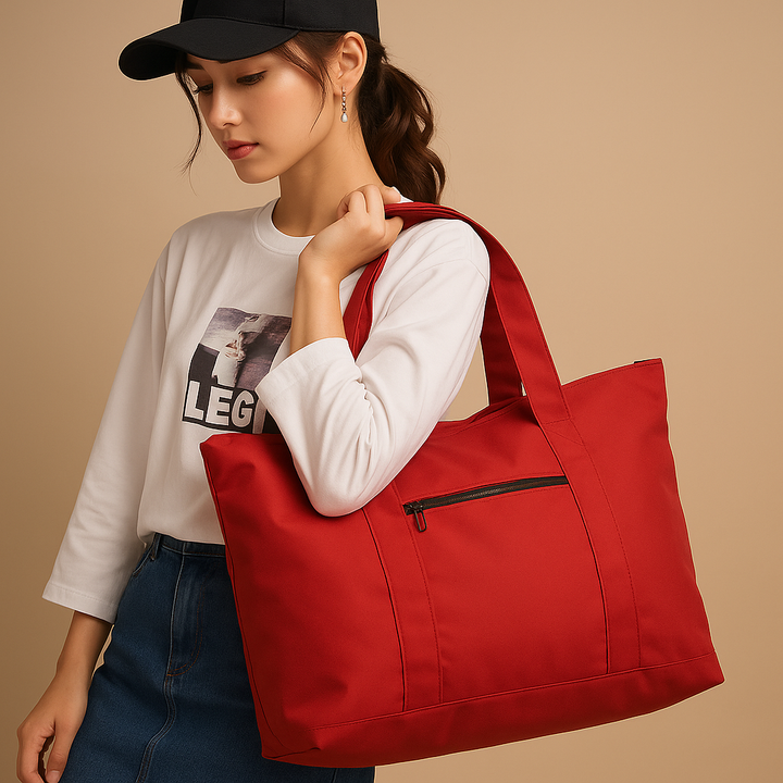 Waterproof travel shoulder tote bag for women | Elowen