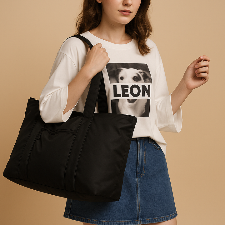 Waterproof travel shoulder tote bag for women | Elowen